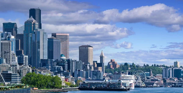 SEATTLE, WASHINGTON - May 2, 2022: In addition to technology, Seattle has a thriving tourism industry. Since the middle 90s, Seattle has experienced significant growth in the cruise industry.