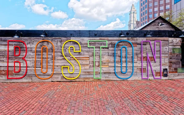 Boston Massachusetts Augusti 2022 Boston Äldsta Städerna Usa Och Rik — Stockfoto