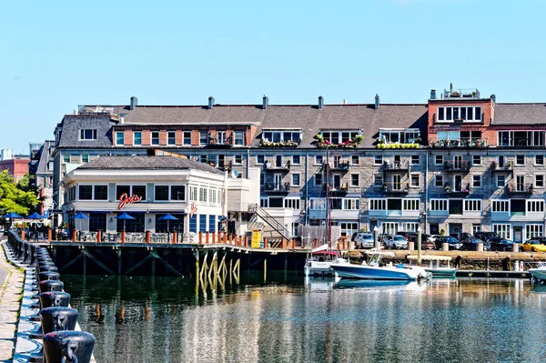 Boston Massachusetts Srpna 2022 Boston Jedním Nejstarších Měst Státech Bohatý — Stock fotografie