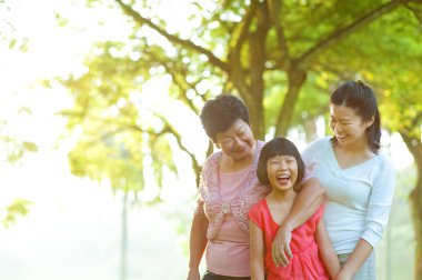 Grandmother, mother and me