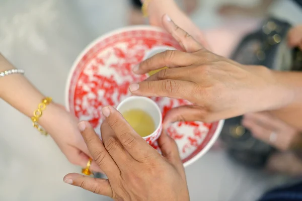 Chinese wedding tea ceremony — Stock Photo, Image