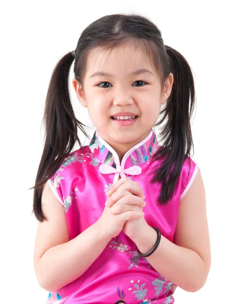 Pequena menina oriental — Fotografia de Stock
