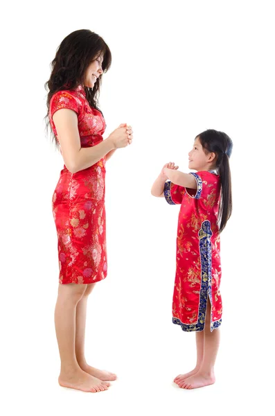 Chinese parent and child — Stock Photo, Image