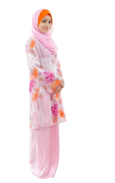 Full body Southeast Asian Muslim girl — Stock Photo, Image