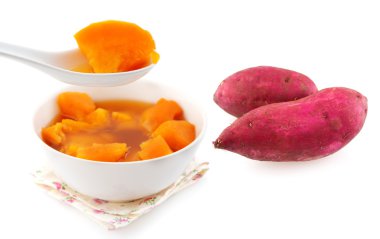tatlı patates çorbası.