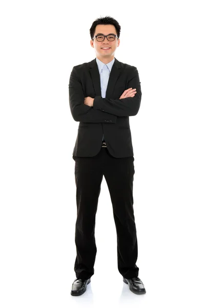 Asian business man full body — Stock Photo, Image