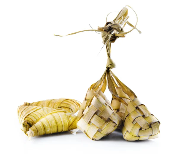 Ketupat o masa de arroz envasada — Foto de Stock