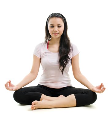 Lotus poz yoga