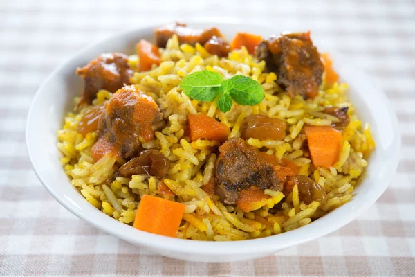 Arabic mutton rice. — Stock Photo, Image