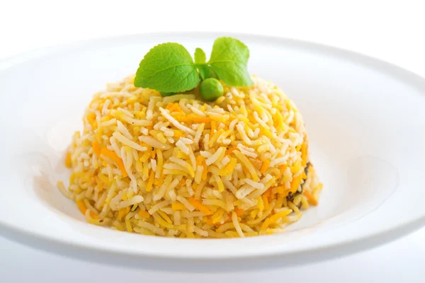 Indiase vlakte biryani rijst — Stockfoto