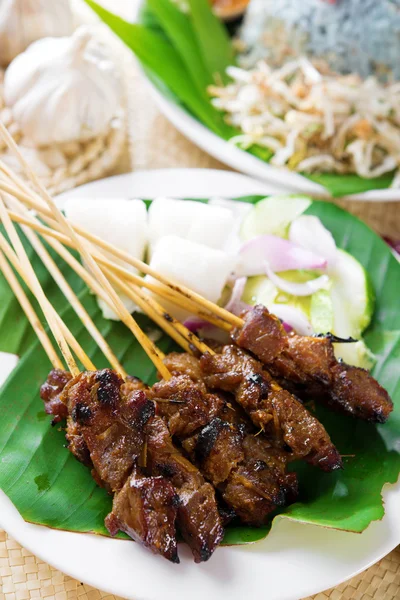 Satay or sate — Stock Photo, Image