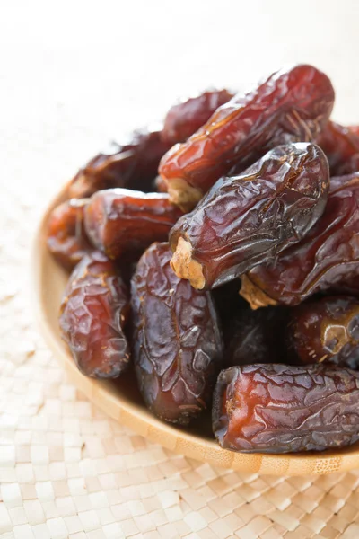 Dried dates fruit. — Stock Photo, Image