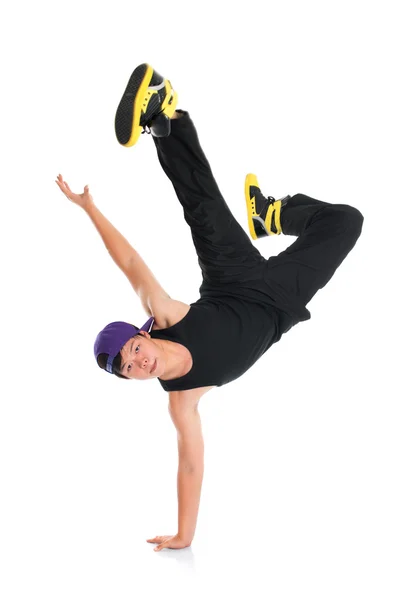 Aziatische hip hop danser — Stockfoto