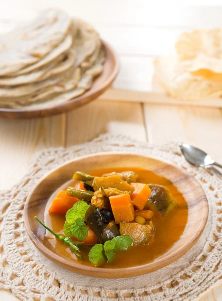 Dhal al curry di verdure — Foto Stock