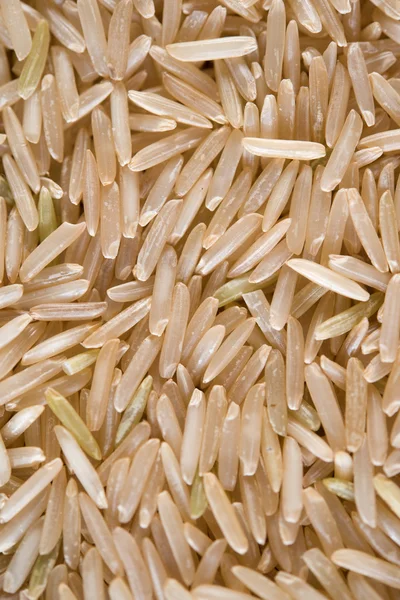 Organic basmati brown rice. — Stock Photo, Image