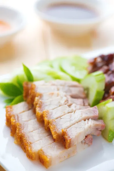 Siu Yuk crispy roasted pork — Stock Photo, Image