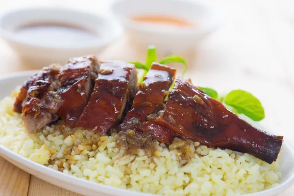 Pato asado, estilo chino — Foto de Stock