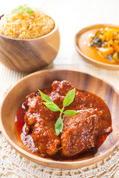 Pollo al curry — Foto de Stock