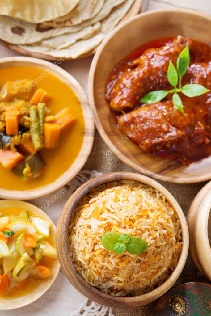 Biryani rice or pilaf rice — Stock Photo © szefei 29558579