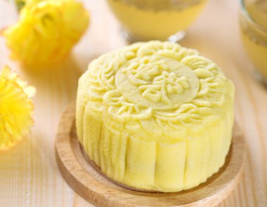 Lotus Yapıştır kar cilt mooncake