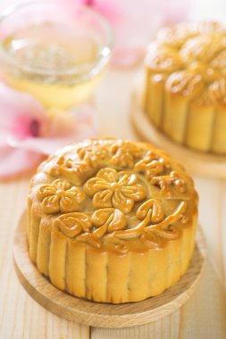 çeşitli meyveler fındık mooncakes