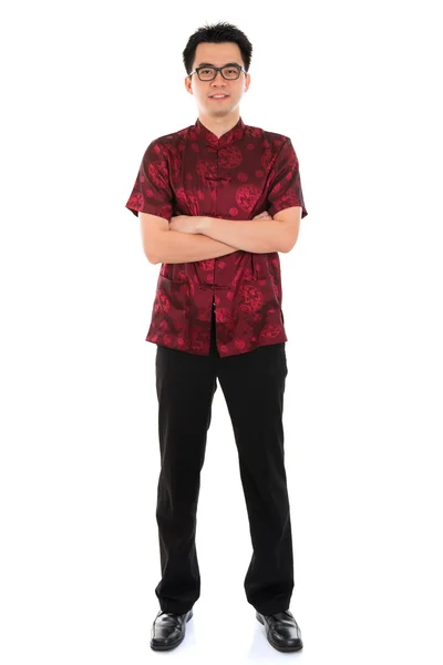 Chinese cheongsam man — Stockfoto