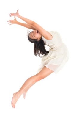 Asyalı teen çağdaş dans