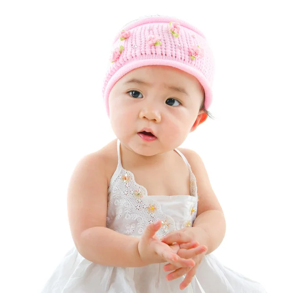 Portrait of cute Asian baby girl — Stock Photo, Image