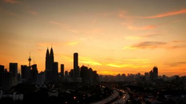 zaman atlamalı kuala lumpur, Malezya.