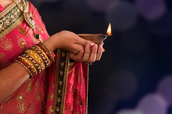 Diwali ljus — Stockfoto