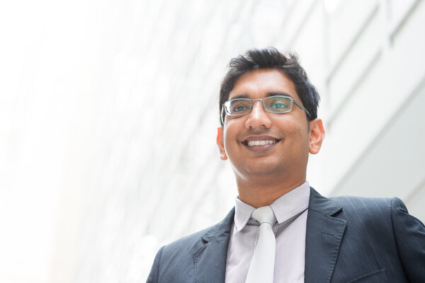 Portrait of Asian Indian businessman