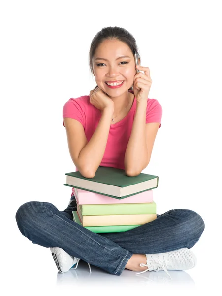 Menina da faculdade — Fotografia de Stock