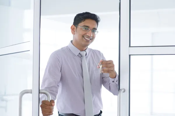 Новый офисный ключ Лицензионные Стоковые Фото