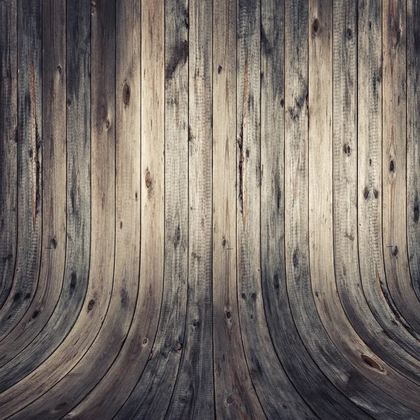 Mur et sol en bois altérés . — Photo