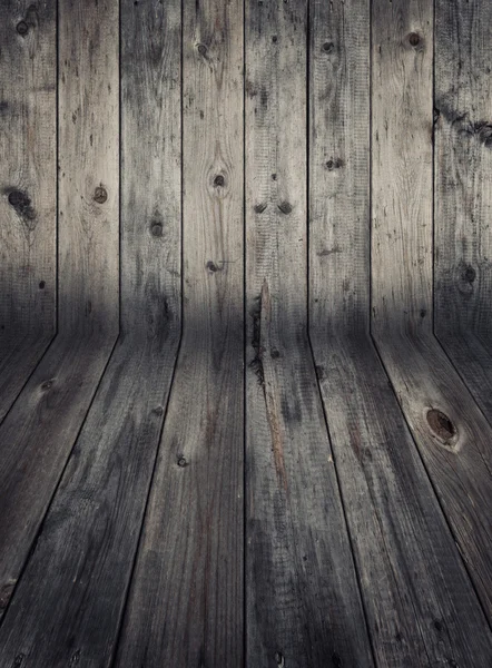 Wooden wall and flooring. — Stock Photo, Image