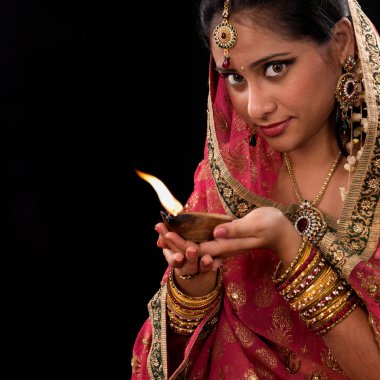 kutlamak Diwali ışık şenlikli