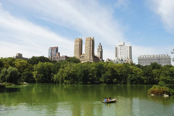Bekijken van central park in new york city — Stockfoto