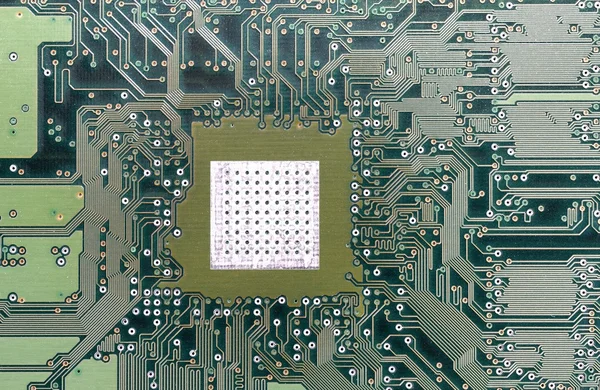 Concepto de placa base de hardware informático de la ruta de datos — Foto de Stock