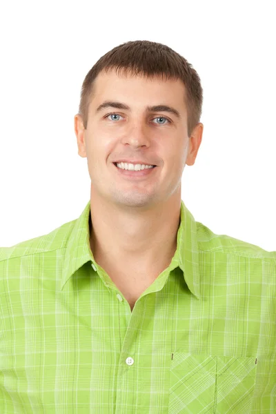 Retrato de um jovem bonito desfrutando — Fotografia de Stock