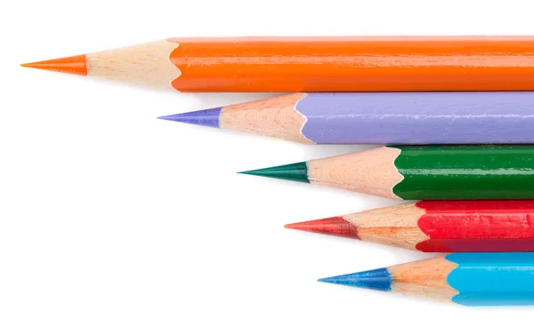 Linha de lápis colorido — Fotografia de Stock