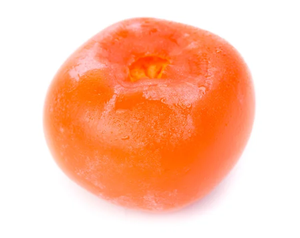 Smakelijk persimmon geïsoleerd op wit — Stockfoto