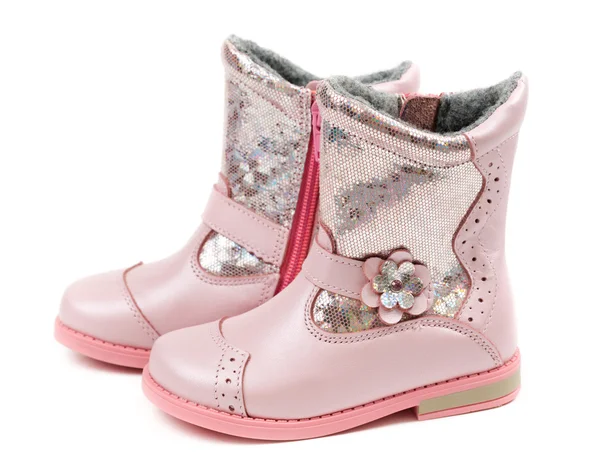 Children winter boot — Stock Photo, Image