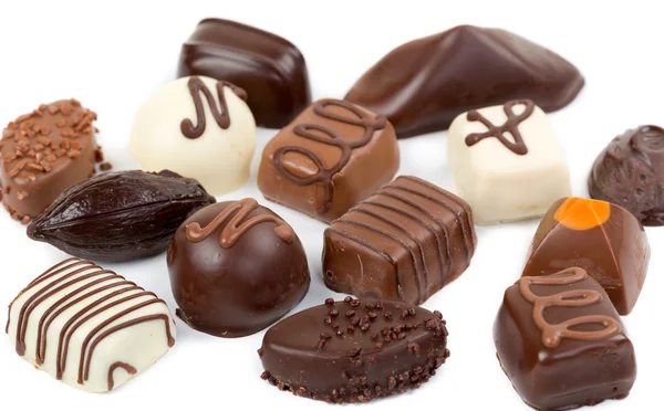 Conjunto de caramelos de chocolate —  Fotos de Stock