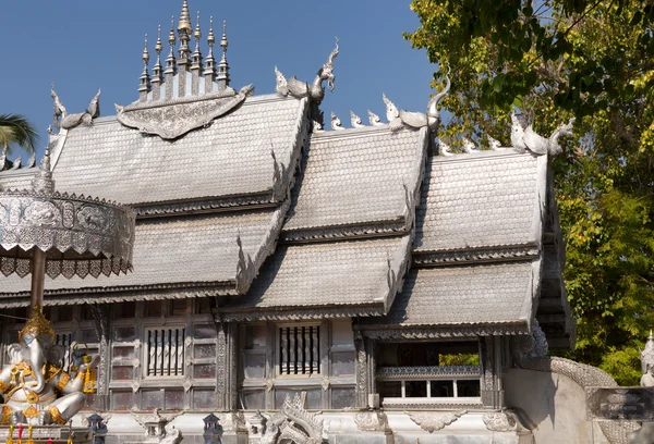 Серебряный храм в Чиангмае — стоковое фото