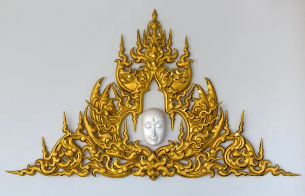 Golden Thai style stucco — Stock Photo, Image