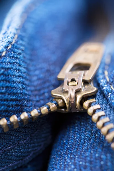 Close up zipper — Stock Photo, Image