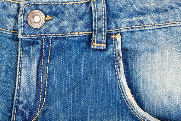 Klasyczne jeansy, fragment — Zdjęcie stockowe