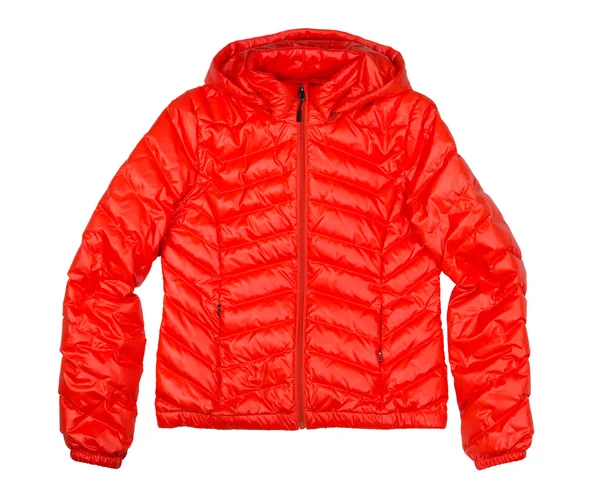 Orange Daunenjacke — Stockfoto