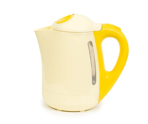 Electric kettle isolated on white background with clipping path — Stock Photo, Image