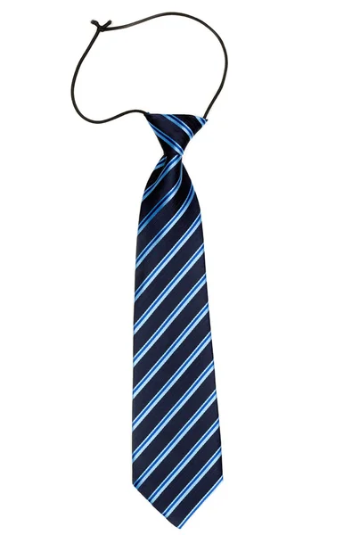 Stylish striped tie with an elastic band — Stock Photo, Image